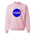 thumbnail image 1 of Adult Blue NASA Logo Sweatshirt Crewneck, 1 of 1