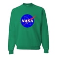 thumbnail image 1 of Adult Blue NASA Logo Sweatshirt Crewneck, 1 of 1