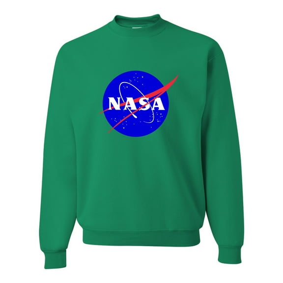 Adult Blue NASA Logo Sweatshirt Crewneck