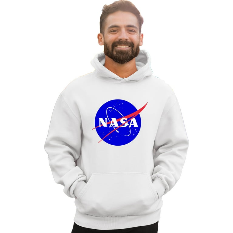 Adult Blue NASA Logo Sweatshirt Hoodie