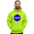 thumbnail image 1 of Adult Blue NASA Logo Sweatshirt Hoodie, 1 of 1
