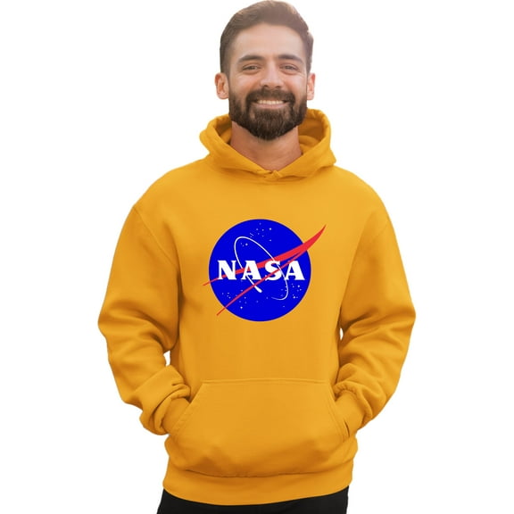 Adult Blue NASA Logo Sweatshirt Hoodie