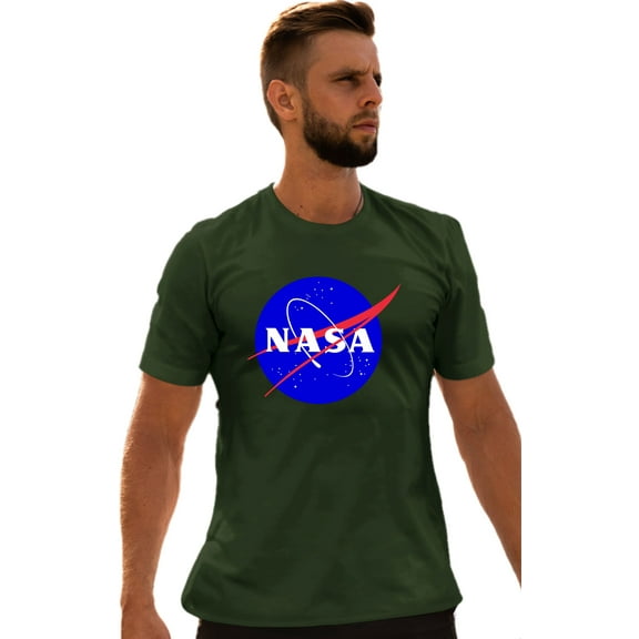 Adult Blue NASA Logo T-Shirt