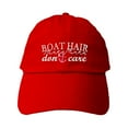 thumbnail image 1 of Adult Boat Hair Don't Care Embroidered Dad Hat, 1 of 1