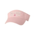 thumbnail image 1 of Adult Boat Hair Don't Care Embroidered Visor Dad Hat, 1 of 1