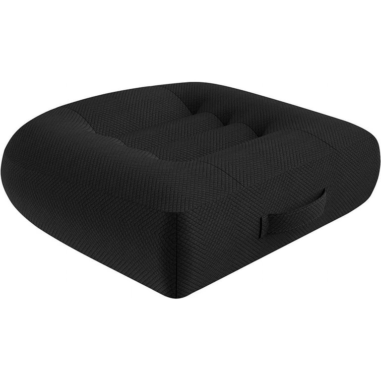 1pcs Adult Booster Seat For Car Car Booster Cushion Black Office Mat  Portable