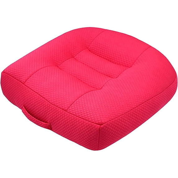 Adult Booster Seat Cushion, Car Seat Cushions for Short People/thick Office Chair Booster Seat Increase Field of View, for Trucks, Car, Office Chair, Home, Wheelchair,angle Lift Seat Cushion, Pink