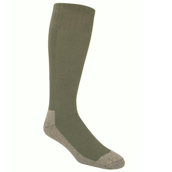 Adult Boot Crew Sock, Large Men's Size 7-12/Women's 8-12, Green