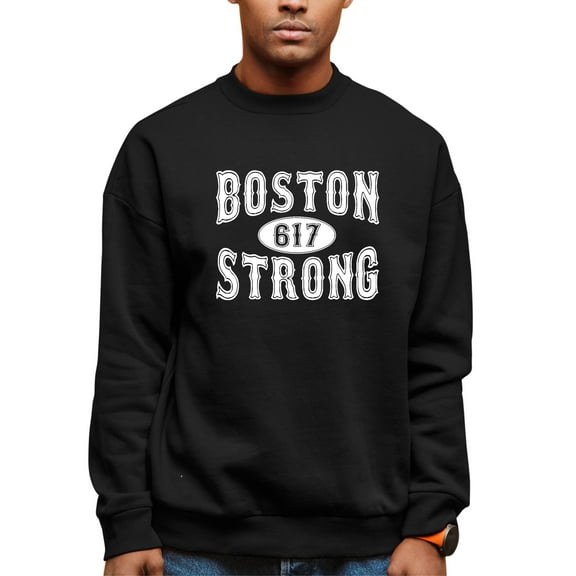 Adult Boston Strong 617 Sweatshirt Crewneck