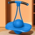 thumbnail image 1 of Adult Bounce Ball Fitness Stretch Ball - Adjustable Bouncing Exercise Ball with Detachable Handle, Non-Slip Design, Indoor & Outdoor Use, 200lbs Capacity, Fun & Safe for Fitness, Balance, 1 of 6