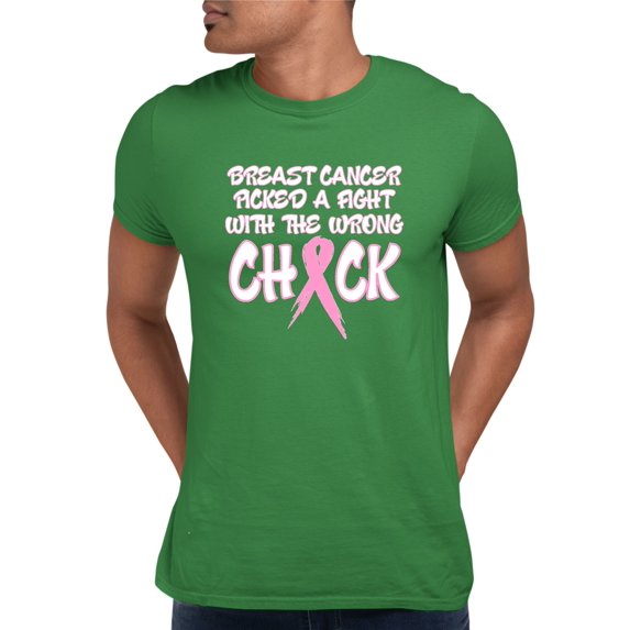 Adult Breast Cancer Picked A Fight With The Wrong Chick T-Shirt