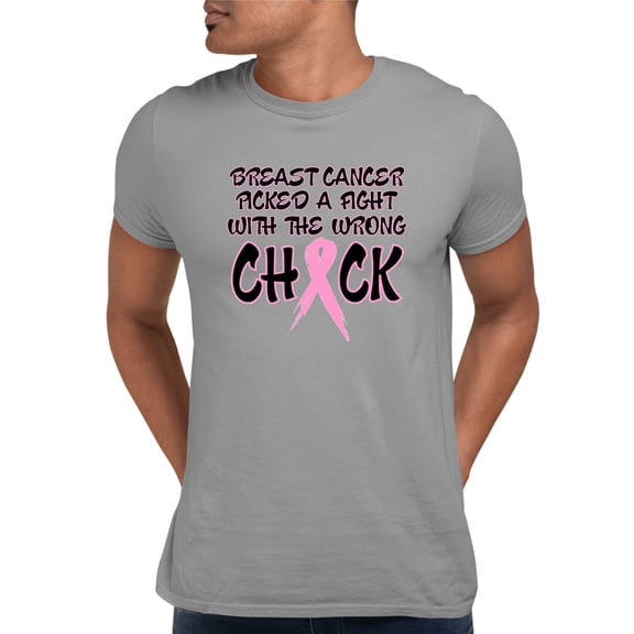 Adult Breast Cancer Picked A Fight With The Wrong Chick T-Shirt