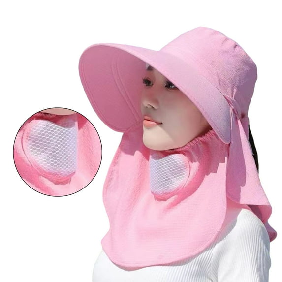 Adult Breathable Ponytail Hat Student Outdoor Cycling Fishing Full Face Hat Hot Holiday Staying Cool Hat for Male