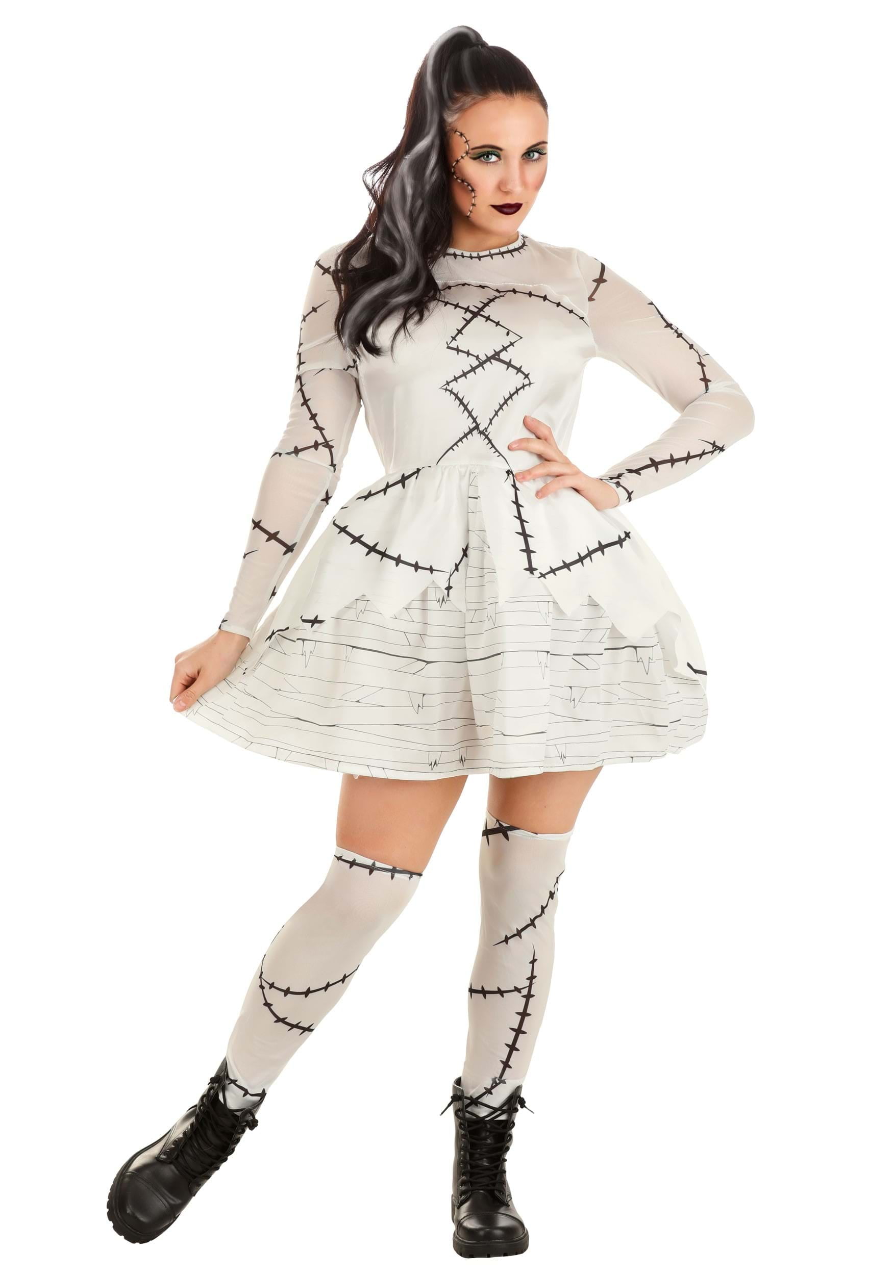 bride of frankenstein dress The Bride of Frankenstein Women's Costume | Scary Costumes | Adult | Womens | L | White