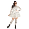 thumbnail image 1 of Adult Bride of Frankenstein Costume Dress, 1 of 6