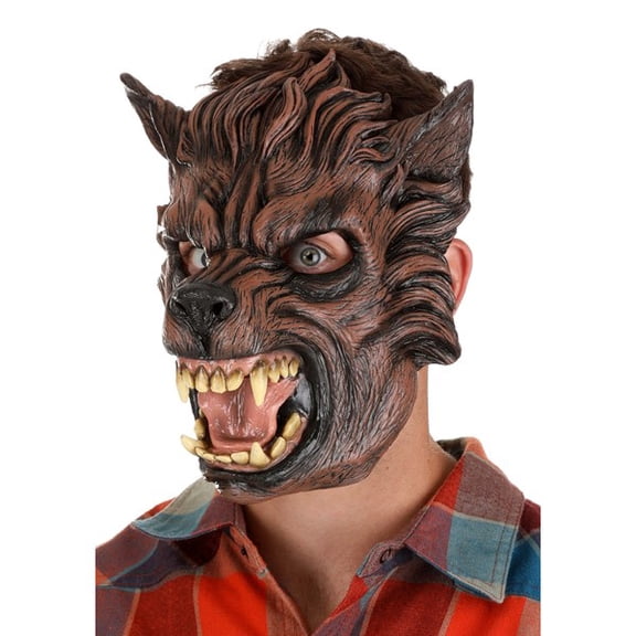 Brown Wolf Adult Mask