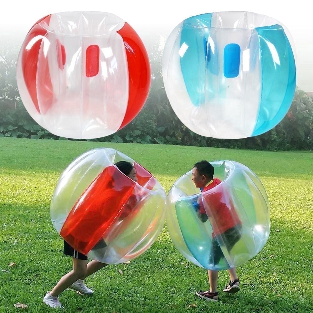 Adult Bumper Ball (4ft/1.2m) Giant Inflatable Bubble Sumo Ball House Summer Outdoor Toys Backyard Games, Red