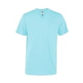thumbnail image 1 of Adult CVC Short Sleeve V-Neck T-Shirt, Pool - Extra Large, 1 of 1