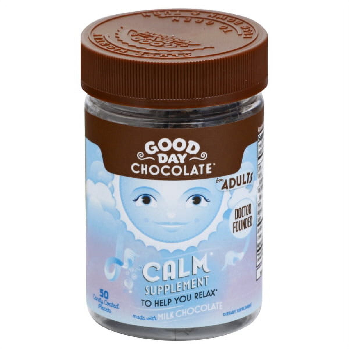 (Adult) Calm Chocolate Supplement by Good Day Chocolate (50pc)