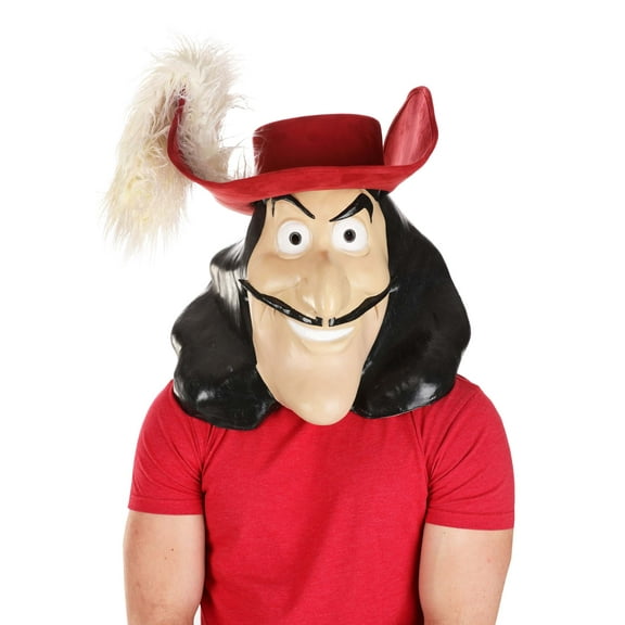 Adult Captain Hook Latex Mask