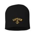 thumbnail image 1 of Adult Captain With Anchor Embroidered Knit Beanie Cap, 1 of 1