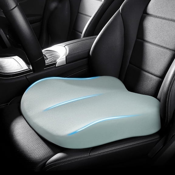 Adult Car Booster Seat Cushion, Car Seat Cushion for Driving Seat 3.9" Memory Foam Heigtening Car Seat Cushion