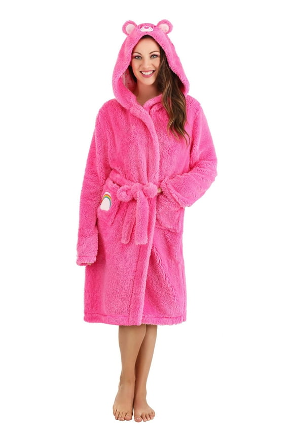 Adult Care Bears Cheer Bear Hooded Robe