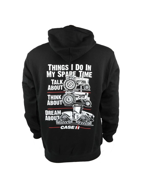 Adult Case IH Things I Do in My Spare Time Hooded Sweatshirt EXC-424