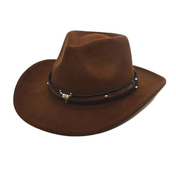 Adult Casual Outdoors Summer Cowboy Straw Cap Light Sunshade Jazz Beach Hat Cap Cow Things Men Beach Hat Hat Bands for Womens Cowboy Hats Cowboy Belts for Women Cowboys Stuff for Women Beard