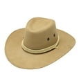 thumbnail image 1 of Adult Casual Solid Summer Western Fashion Cowboy Sun Hat Wide Brim Travel Sun Cap Western Hats 7 1/4 Leather Vest Men Western Hat Bands for Cowboy Hats Bulk Cowboy Hats Cowboy Hat Liner Mens, 1 of 2