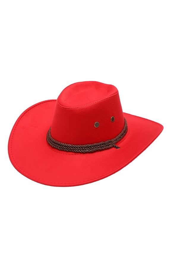 Adult Casual Solid Summer Western Fashion Cowboy Sun Hat Wide Brim Travel Sun Cap Western Vest for Men Cowboy Tall Wild Things Cow Girl Cowboy Hat for Women Crafting Texas Hat Luck of The Irish Cap