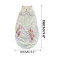 thumbnail image 1 of Adult Cat Sleeping Bag, Cute Feline Theme Envelope Style, Soft Warm Sleeping Bag For Camping Sleepovers, Machine Washable—74*31Inch(F), 1 of 6