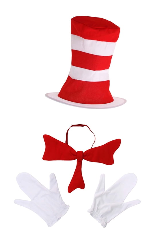 Adult Cat in the Hat Accessory Costume Kit