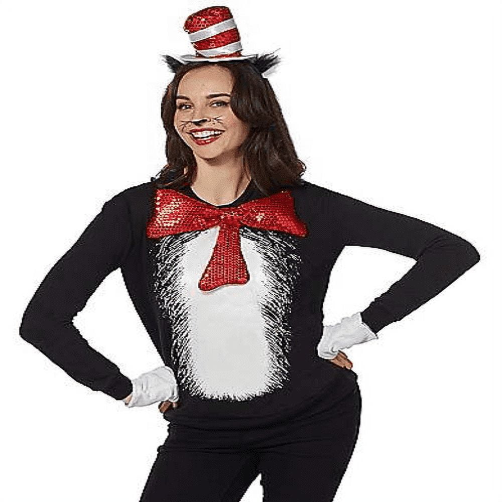 Adult Cat in the Hat Costume Kit Dr. SeussAdult Large
