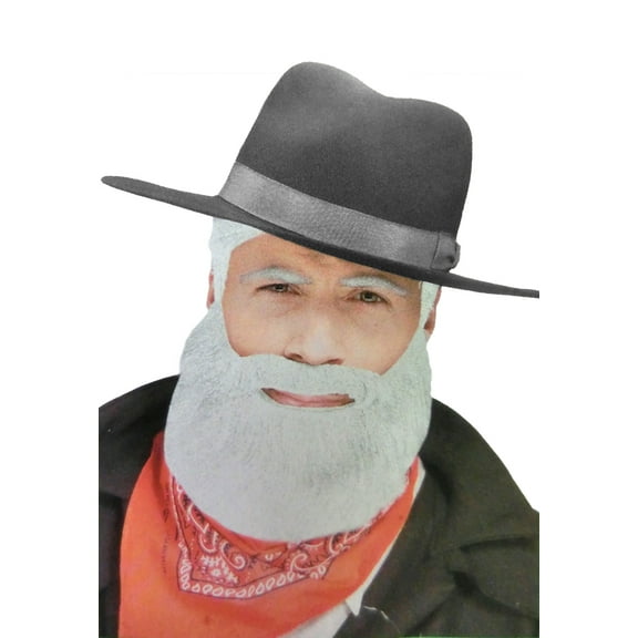Adult Character Beard Santa Claus Albert Costume Accessory Beard Facial Hair