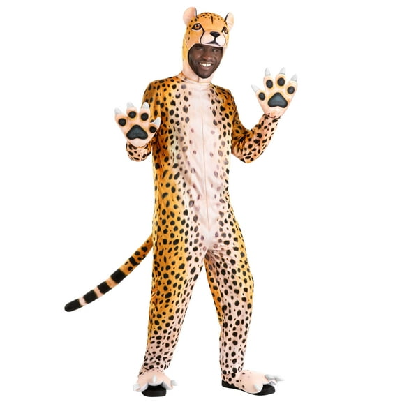 Adult Cheerful Cheetah Costume
