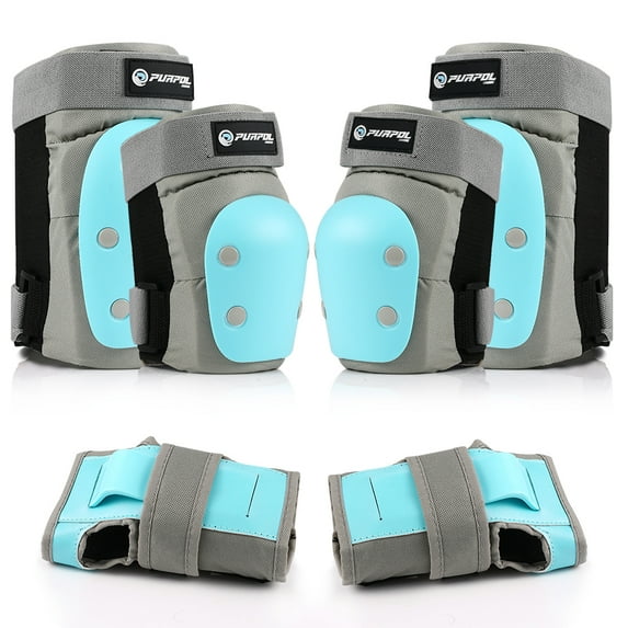 Adult/Child Knee Pads Elbow Pads Wrist Guards 3 in 1 Protective Gear Set