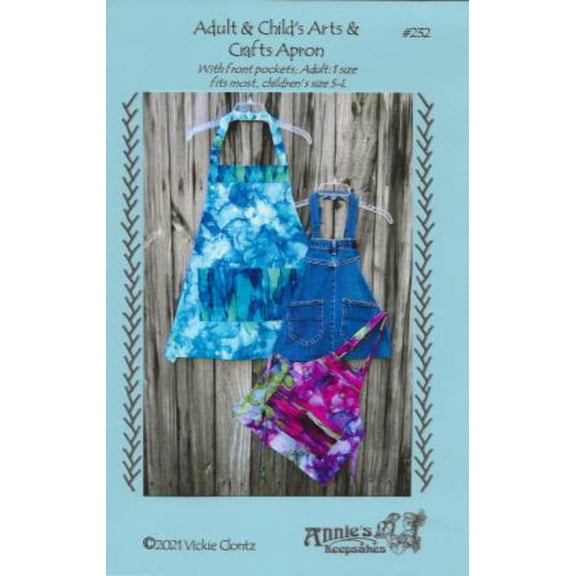 Adult & Child's Arts & Crafts Apron Pattern