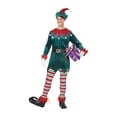 thumbnail image 1 of Adult Christmas Elf Costume Large/X-Large Green, 1 of 3