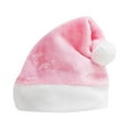 thumbnail image 1 of Adult Christmas Hat Unisex Velvet Cozy Thickened Classic for Christmas New Year Parties, 1 of 4
