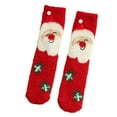 thumbnail image 1 of Adult Christmas Holiday Socks Warm Winter Cozy Socks Fuzzy Socks With Plus Size And Anti-Slip Bottom, 1 of 2