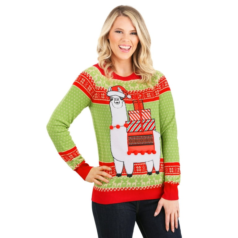 Walmart llama clearance ugly sweater