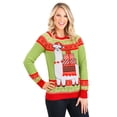 thumbnail image 1 of Adult Christmas Llama Unisex Ugly Sweater, 1 of 16