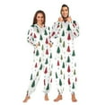 thumbnail image 1 of Adult Christmas Onesie Christmas Snowman Adult Zipper One-Piece Pajamas Unisex Pajamas with Pockets, 1 of 6