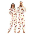 thumbnail image 1 of Adult Christmas Onesie Red Gnome Adult Zipper One-Piece Pajamas Unisex Pajamas with Pockets, 1 of 6