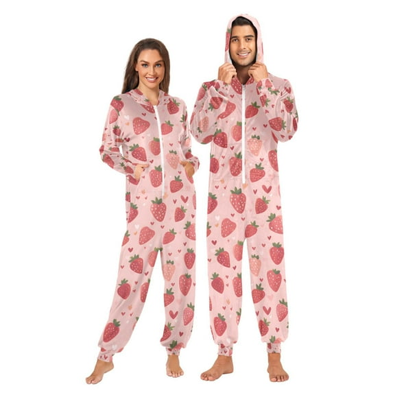 Adult Christmas Onesie Sokai Aishin Adult Zipper One-Piece Pajamas Unisex Pajamas with Pockets