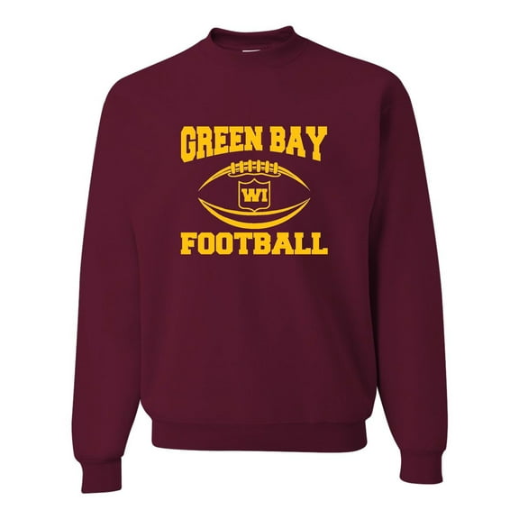 Adult City Of Green Bay Wisconsin Football Sweatshirt Crewneck