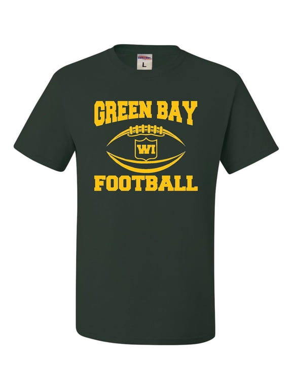 Adult City Of Green Bay Wisconsin Football T-Shirt