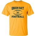 thumbnail image 1 of Adult City Of Green Bay Wisconsin Football T-Shirt, 1 of 1
