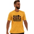 thumbnail image 1 of Adult Class Of 2021 Quarantenior Funny Graduate Quarantine T-Shirt, 1 of 1